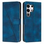 For itel S25 Ultra Dream Triangle Leather Phone Case with Long  Lanyard(Blue)