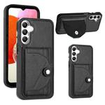 For Samsung Galaxy A25 5G Shockproof Leather Phone Case with Card Holder(Black)