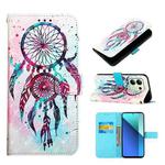 For Xiaomi Redmi Note 13 4G Global 3D Painting Horizontal Flip Leather Phone Case(Color Drop Wind Chimes)