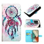 For Xiaomi Redmi Note 13 5G Global 3D Painting Horizontal Flip Leather Phone Case(Color Drop Wind Chimes)