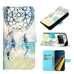 For Xiaomi Poco X6 Pro 3D Painting Horizontal Flip Leather Phone Case(Dream Wind Chimes)