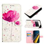 For Xiaomi Poco X6 Pro 3D Painting Horizontal Flip Leather Phone Case(Flower)