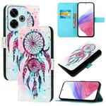 For Xiaomi Redmi 13 4G 3D Painting Horizontal Flip Leather Phone Case(Color Drop Wind Chimes)