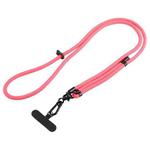 7mm Adjustable Crossbody Mobile Phone Anti-Lost Lanyard with Clip, Length: 75-150cm(Pink)