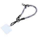 Universal Mobile Phone S Pattern Short Wrist Lanyard(White)