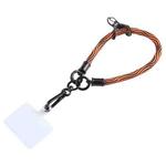 Universal Mobile Phone S Pattern Short Wrist Lanyard(Orange)