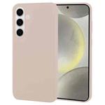 For Samsung Galaxy S24+ 5G GOOSPERY SOFT FEELING Liquid TPU Soft Phone Case(Apricot)