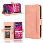 For BLU View 4 B135DL / View 2 2023 Skin Feel Calf Texture Card Slots Leather Phone Case(Pink)