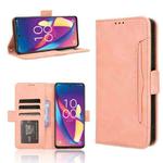 For TCL 50 XL 5G Skin Feel Calf Texture Card Slots Leather Phone Case(Pink)