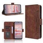 For TCL 60 NxtPaper Skin Feel Calf Texture Card Slots Leather Phone Case(Brown)