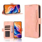 For TCL 605 / 60 SE Skin Feel Calf Texture Card Slots Leather Phone Case(Pink)