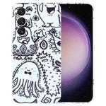 For Samsung Galaxy S23 5G Painted Pattern Precise Hole PC Phone Case(Bottle Monster)