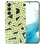 For Samsung Galaxy S22 5G Painted Pattern Precise Hole PC Phone Case(Green Label)