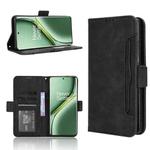 For OnePlus Ace 3 Pro Skin Feel Calf Texture Card Slots Leather Phone Case(Black)