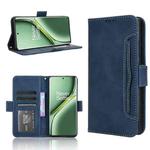 For OnePlus Ace 3 Pro Skin Feel Calf Texture Card Slots Leather Phone Case(Blue)