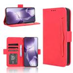 For OnePlus Ace 5 5G / 5 Pro 5G / 13R 5G Skin Feel Calf Texture Card Slots Leather Phone Case(Red)