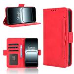 For OnePlus 13T Skin Feel Calf Texture Card Slots Leather Phone Case(Red)