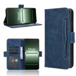 For OnePlus Ace 5 Racing 5G Skin Feel Calf Texture Card Slots Leather Phone Case(Blue)