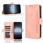 For OnePlus Ace 5 Ultra 5G Skin Feel Calf Texture Card Slots Leather Phone Case(Pink)