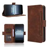 For OnePlus Ace 5 Ultra 5G Skin Feel Calf Texture Card Slots Leather Phone Case(Brown)