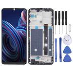 For ZTE Blade A72 5G 7540N LCD Screen Digitizer Full Assembly with Frame