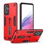 For OPPO A79 5G Variety Brave Armor Finger Loop Holder Phone Case(Red)