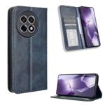 For OnePlus Ace 5 5G / 5 Pro 5G / 13R 5G Magnetic Buckle Retro Texture Leather Phone Case(Blue)