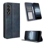 For OnePlus Ace 5 Ultra 5G Magnetic Buckle Retro Texture Leather Phone Case(Blue)