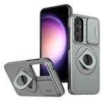 For Samsung Galaxy A13 Camshield MagSafe Ring Holder Armor Phone Case(Titanium Grey)