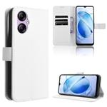 For BLU G53 Diamond Texture Leather Phone Case(White)
