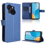 For itel A50C Diamond Texture Leather Phone Case(Blue)