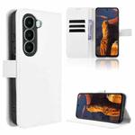 For itel A95 5G Diamond Texture Leather Phone Case(White)
