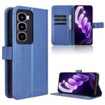 For itel City 100 4G Diamond Texture Leather Phone Case(Blue)