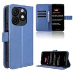 For itel Zeno 10 Diamond Texture Leather Phone Case(Blue)