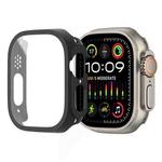 For Apple Watch Ultra 2 / Ultra 49mm Painting PC Hybrid Tempered Film Integrated Watch Case(Black)