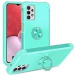 For Samsung Galaxy A13 4G / 5G / A32 5G L2 Rotating Ring Holder Magnetic Phone Case(Mint Green)