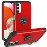 For Samsung Galaxy A14 5G L2 Rotating Ring Holder Magnetic Phone Case(Red)