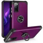For Samsung Galaxy S20 FE L2 Rotating Ring Holder Magnetic Phone Case(Light Purple)