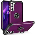 For Samsung Galaxy S23+ 5G L2 Rotating Ring Holder Magnetic Phone Case(Dark Purple)