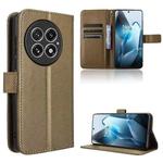 For OnePlus 13 5G Diamond Texture Leather Phone Case(Brown)