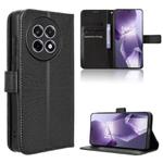 For OnePlus Ace 5 5G / 5 Pro 5G / 13R 5G Diamond Texture Leather Phone Case(Black)