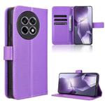 For OnePlus Ace 5 5G / 5 Pro 5G / 13R 5G Diamond Texture Leather Phone Case(Purple)