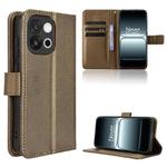 For OnePlus 13T Diamond Texture Leather Phone Case(Brown)