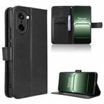 For OnePlus Ace 5 Racing 5G Diamond Texture Leather Phone Case(Black)