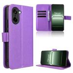 For OnePlus Ace 5 Racing 5G Diamond Texture Leather Phone Case(Purple)