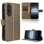 For OnePlus Ace 5 Ultra 5G Diamond Texture Leather Phone Case(Brown)