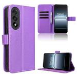 For OnePlus Ace 5 Ultra 5G Diamond Texture Leather Phone Case(Purple)
