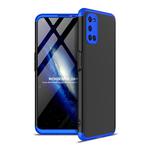 For Oppo A52 / A72 / A92 GKK Three Stage Splicing Full Coverage PC Protective Case(Black Blue)