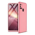 For Samsung Galaxy A21s GKK Three Stage Splicing Full Coverage PC Protective Case(Rose Gold)