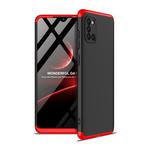 For Samsung Galaxy A31 GKK Three Stage Splicing Full Coverage PC Protective Case(Black Red)
